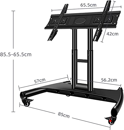 Soporte móvil para TV, altura ajustable, para pantallas 32-75 pulgadas miniatura 2
