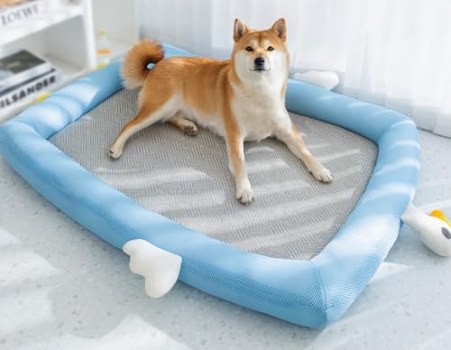 ENFILY Cama de gato fofa e confortável tapete para animais de estimação lavável respirável tapete de