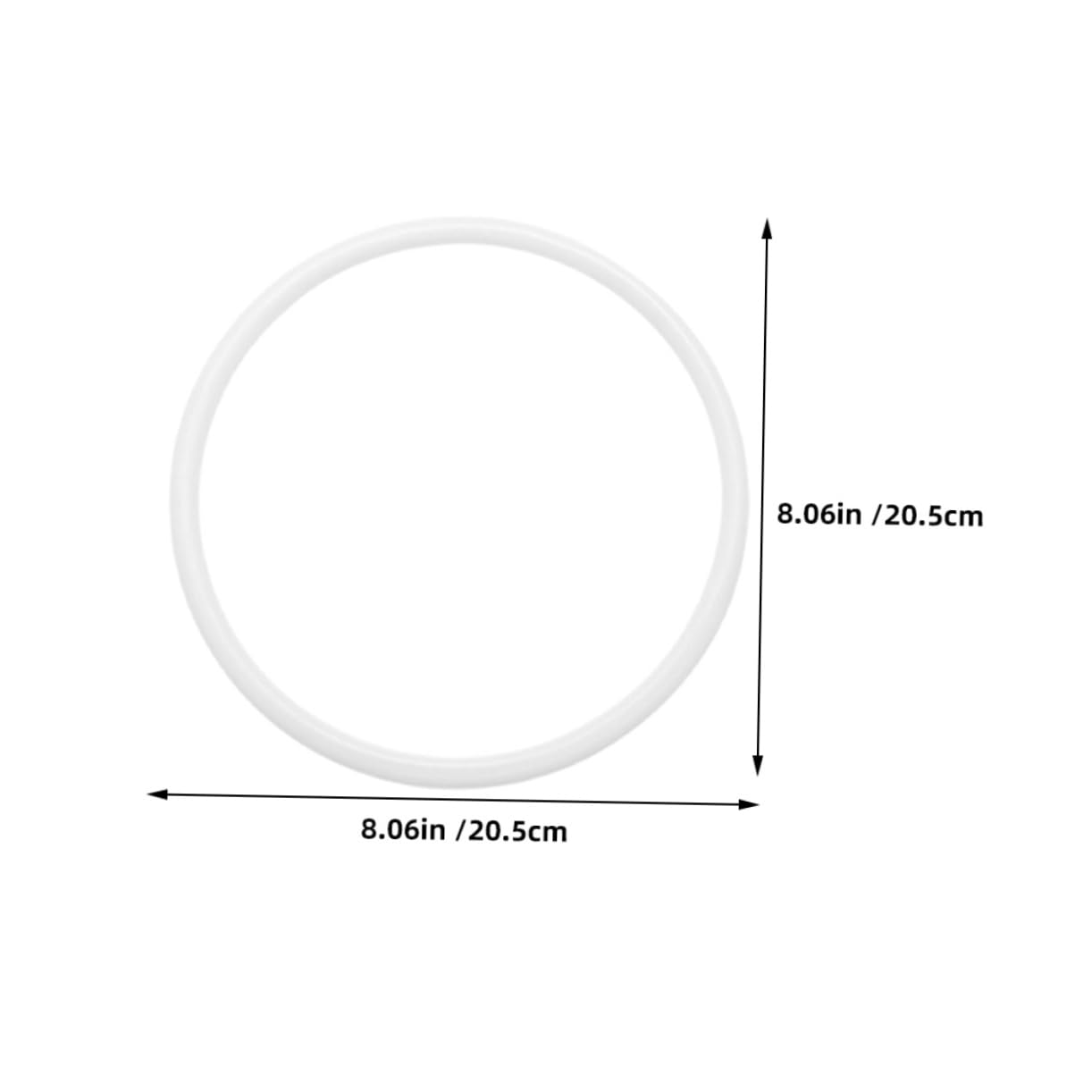 RORPOIR 10pcs Plastic Circle Dream Catcher Frames Wreath Making Hoops for Crafts Elegant Design for Decor for Home and Event Decorations