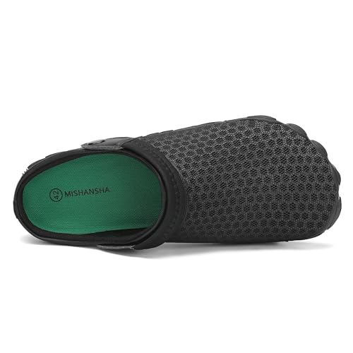 Image of Mishansha Mens Clogs Women Barefoot Shoes Lightweight Breathable Sneakers Slip on Sandals Garden Mesh Water Shoes