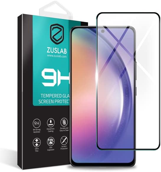 ZUSLAB Screen Protector for Galaxy A54 5G Tempered Glass Case Friendly