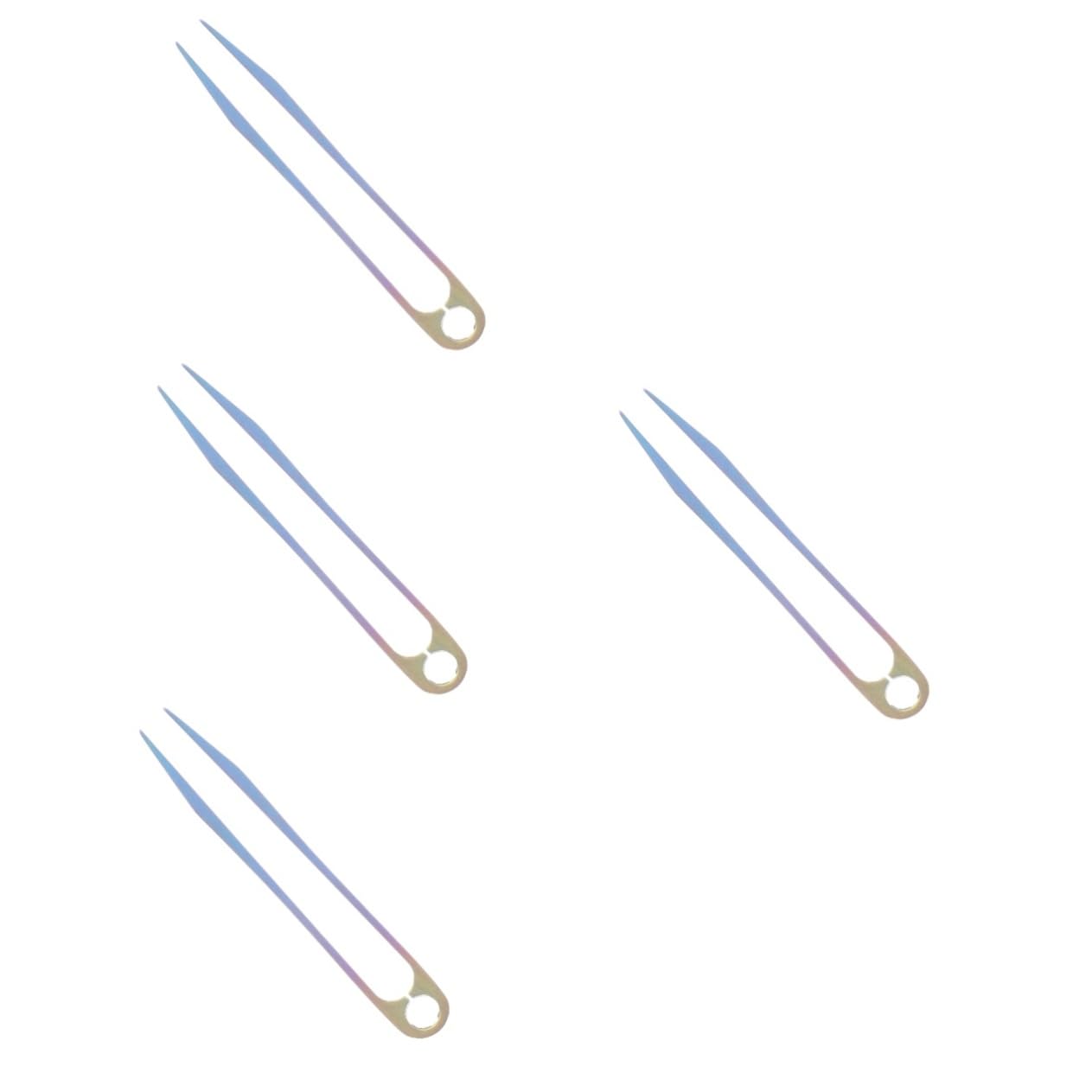 SHINEOFI 4 Stück Mini -Pinzetten Produkt im Freien Tragbar mit Haarentfernung Pinzetten Outdoor-Mini-Tool Home Outdoor -Werkzeug Outdoor-Pinzette Pinzettenwerkzeug Campingzubehör