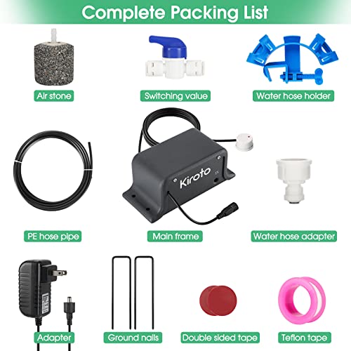 Automatic Water Refill Kit For Bird Bath Outdoor Garden Bird Feeder Bowl, Birdbaths Auto Water Replenishment Device Fit For Glass, Plastic, Ceramic Birdbaths Easy To Install #TOP5