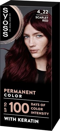 SYOSS Permanent Color 4-2 Caoba, tinte de pelo y...