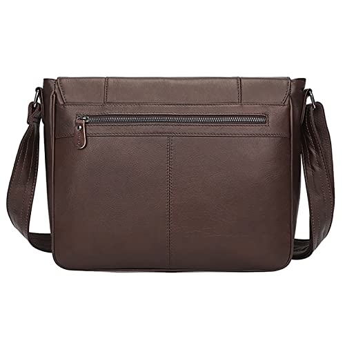 Casual Shoulder bag Men Vintage Leather Business Messenger Briefcase Bag Man Purse2