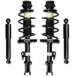 Front Quick Complete Struts Assembly & Rear Shocks Absorbers 172969 172968 554387 Replacement for KIA Soul 2010-2013 (Set of 4)