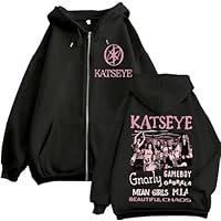 FAEWARE Katseye Sudadera con Cremallera Hoodie Tour Merch