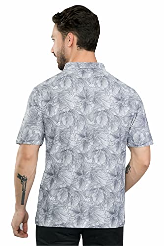 STELLERS Men's & Boys Printed Stylish Cotton Regular Fit Solid Polo Neck T-Shirt Ultra Soft Half Sleeves
