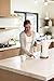 simplehuman Standing Paper Towel Holder with Spray Pump, Brushed Stainless Steel