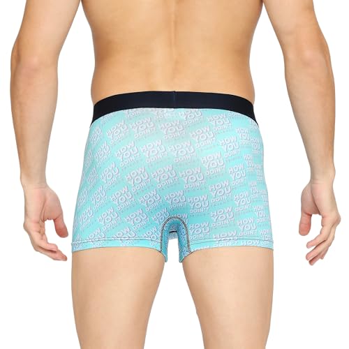 Image of Friends-Men's Smundies | Poly Elasthene Jersey Smundies | Sea Green Printed Smundies | Pack of 1