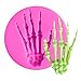 Produktbild UU19EE Backen Formen 1 STÜCK Kuchenform Halloween Schädel Hand Silikon Seifenform Fondant Kuchen Dekorieren Tools Küche Schokolade DIY Formen
