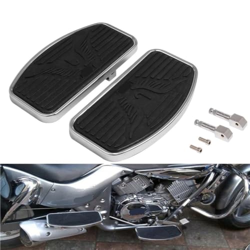 Repose-pieds de moto pour Shadow VTX 1300 et Boulevard C50 noir résistant
