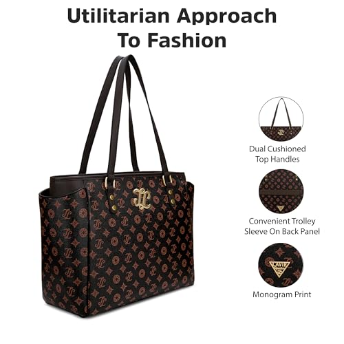 Image of Lavie Signature Women's Carmel Tote Bag | Tote Bag for Work | Ladies purse | Stylish Shoulder Bag | Gift for Women