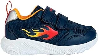 Boys Baby SPRINTYE BOY Sneaker, Navy/Yellow, 10 Toddler US