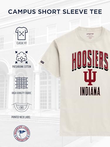 Image of JanSport NCAA Officially Licensed Campus Short Sleeve T Shirt for Men, Soft & Breathable Pre-Shrunk Cotton Crewneck T Shirt