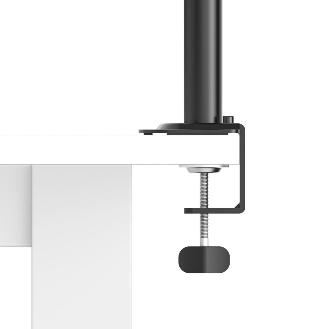Supporto per monitor, regolabile in altezza, orientabile e inclinabile, estensibile, da 13" a 35"