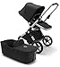 Bugaboo Lynx, 2-in-1 Kinderwagen: leichter komfortabler Multi-Terrain Buggy mit Liegewanne, einteilig faltbar, Aluminium-Fahrgestell & schwarzes Sonnendach