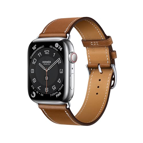 DONEGANI LB1 Leather Band for Apple Watch Bands Women Men Se Ultra 2 40mm 44mm 46mm 42mm 45mm 41mm 38mm 49mm Series 10 9 8 7 6 5 4 3 iWatch Strap Silicone Brown