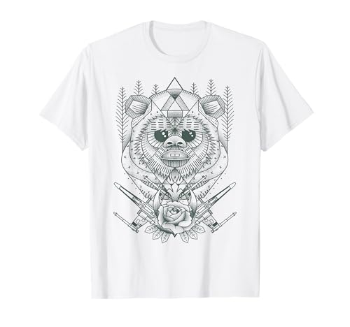 T-shirt Star Wars Ewok et roses idéal pour un look streetwear urbain