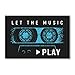 Postereck - 2186 - Musik Plakat, Let The Music Kassette Vintage - Spruch Schrift Wandposter Fotoposter Bilder Wandbild Wandbilder - Leinwand - 100,0 cm x 75,0 cm Vintage günstig Kaufen-Postereck - 2186 - Musik Plakat, Let The Music Kassette Vintage - Spruch Schrift Wandposter Fotoposter Bilder Wandbild Wandbilder - Leinwand - 100,0 cm x 75,0 cm