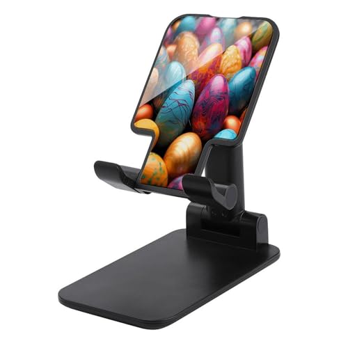 Support téléphone réglable pour bureau, accessoire pliable Pâques
