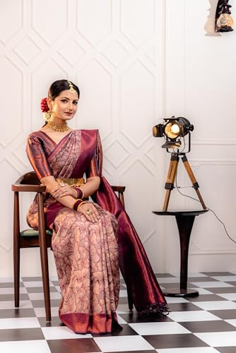 Image of Avantika Fashion Women's Kanjivaram Soft Silk Banarasi Sarees With Blouse Piece
