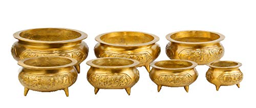 Amazon.co.jp: LAOJUNLU 銅製香炉 銅製香炉 三本脚 工芸用置物 家具用