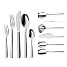 Produktbild WMF Kult Plus Besteck Set 12 Personen, 66 teilig, 60 Teile mit Servierbesteck, Hohlheftmesser, Cromargan protect poliert, kratzbeständig, spülmaschinenfest