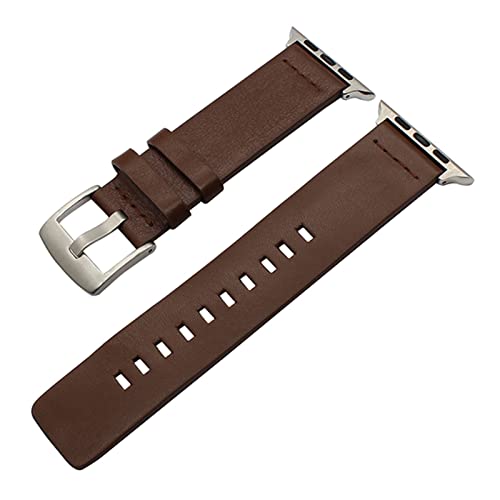 Bracelet iWatch cuir huileux : remplacez le plastique par l'élégance de l'acier