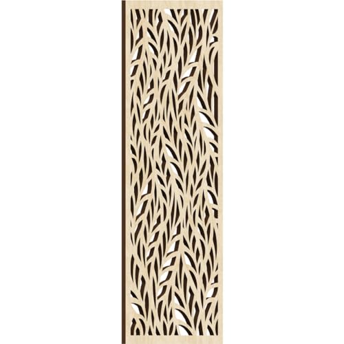 Image of Ortonville Decorative Pierced Fretwork Wood Wall Panels, 11 3 /8 inchW x 29 3 /8 inchH x 3 /8 inchT, Birch