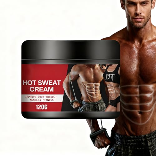Virecose 120g Crema Adelgazante Abdominal, Crema Reductora Abdomen Hombre, Cream para quemar grasa para del Adelgazamiento para Adelgazar y Mejorar el Entrenamiento
