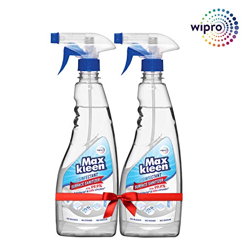 Image of Maxkleen Disinfectant Surface Sanitizer with BKC Solution and No Bleach, 500ml