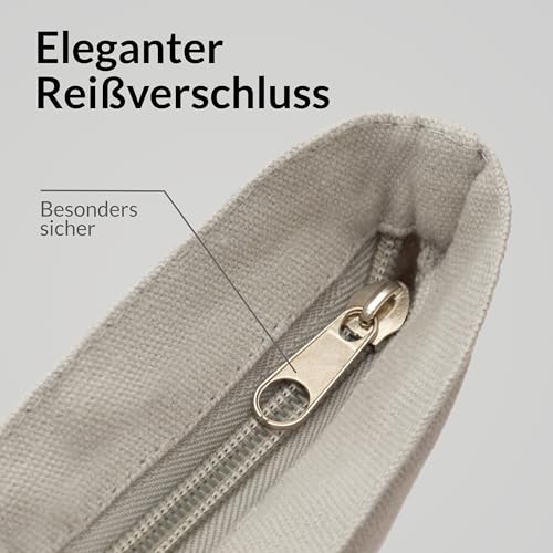 Jutebeutel Emma Jonasson mit Reißverschluss und Innentasche