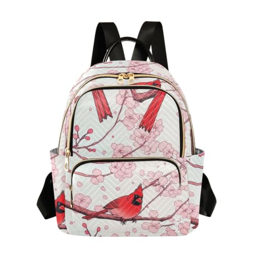 Sac à dos pour femme Wudan rouge cherry idéal pour votre prochain weekend getaway
