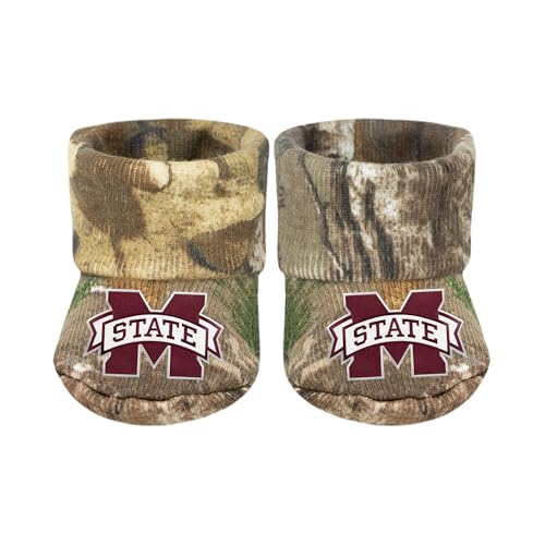 Baby Bootie Sock - Mississippi State - Camo - Newborn - 6 Mos
