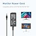 VRAVEK 19V 2.1A 40W DC Monitor Power Supply Adapter Compatible with LG Electronics 27