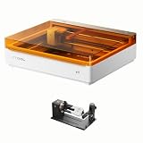xTool M2 Incisore Laser 10W con Mandrino Rotativo RA3 Lite, Macchina da Taglio Laser a Diodo Classe 1 Design Chiuso, Doppia Fotocamera Intelligente, Incisione Cilindrica per Legno Acrilico Fai-da-Te
