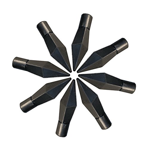 Toparchery Pointes de chasse : 12 pointes de flèches 3D pour flèches en carbone, arbalète, flèche en aluminium et fibre de verre pour le tir à l'arc (flèche éponge) Cover