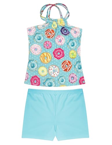 Soneven Girls Halter Tankini Swimsuit Quick-Dry UV Protection Two-Piece Swimwear for Girls 6-14Y