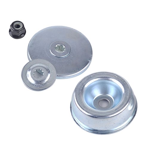 Adaptador de cuchilla Accesorio Kit de arandela de empuje de placa de conductor adecuado para Stihl FS120 FS200 FS250