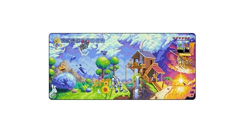 Starforge - Terraria - Beginnings Gaming Desk Mat – Large Extended Mouse &Amp; Keyboard Pad