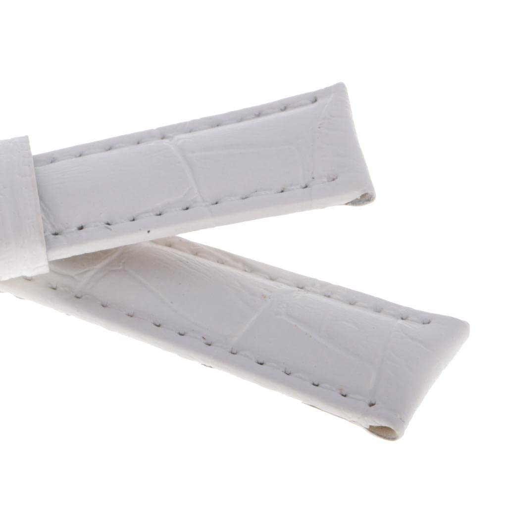 CALANDIS® Leather Strap Bracelet Band Replacement for Watches 16mm white (B09ZTXVP31) Amazon Price History, Amazon Price Tracker