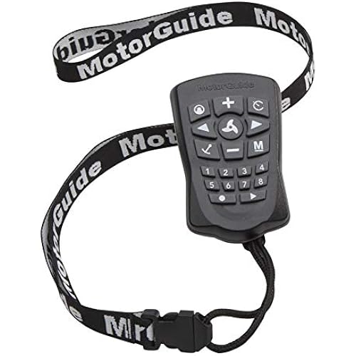 MotorGuide 8M0092071 Xi Series Pinpoint GPS Navigation Remote Replacement — For Xi3 and Xi5 Trolling Motors Includes Lanyard
