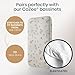 Tutti Bambini Premium Bassinet Sheets (2 Pack) - Soft & Breathable Bamboo Viscose Jersey, Double-Strength Bedside Sleeper Sheets, Fits Mattresses from 20.8 x 31.5 in to 23.6 x 35.4 in (Cocoon)