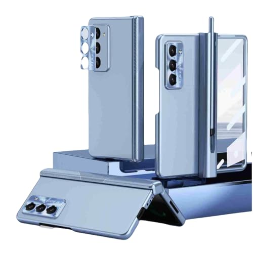 Coque Samsung Z Fold 6 bleu idéale pour vos vidéos en mains libres