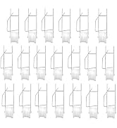 20 Pack Tomato Trellis Roller Hooks with 15M Twine for Tomato,Plant, Greenhouse,Flower Vine Twine...