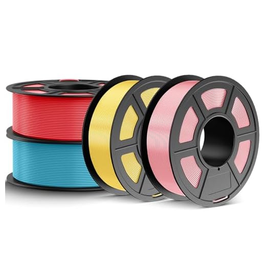 JAYO PETG Filament 1.75mm Bundle 4.4KG, Strong Toughness PETG 3D Printer Filament, Dimensional Accuracy +/- 0.02 mm, Fits for Most FDM 3D Printers (Yellow, Pink, Sky Blue, Cherry Red)