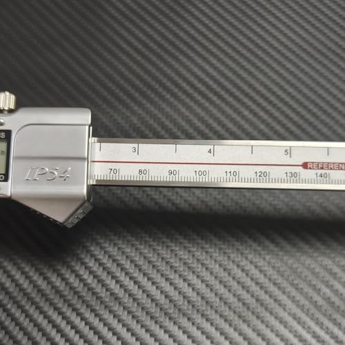 Calibrador digital de profundidad gancho 6 pulgadas acero inoxidable miniatura 4
