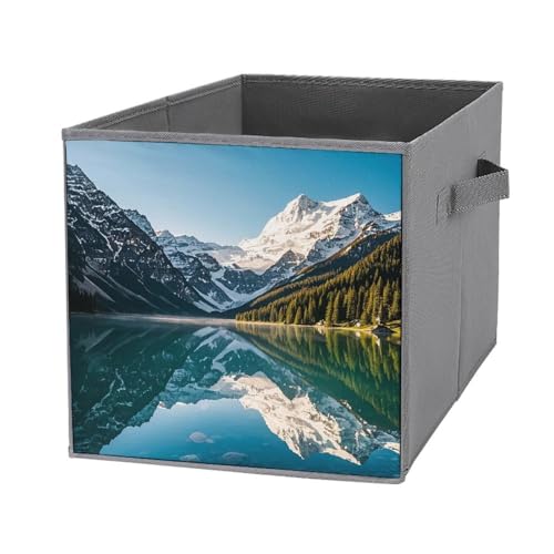 Organiser les vêtements facilement avec la boîte pliable Lac alpin pour dressing net