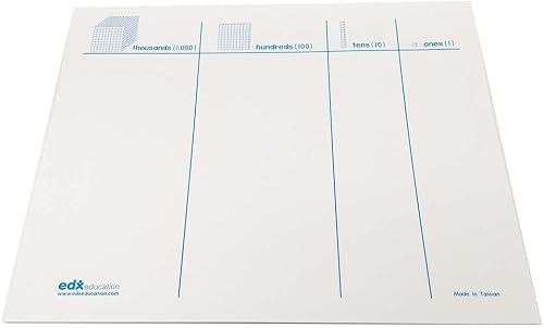 EDX Education Base Ten Workpad 25 Sheets